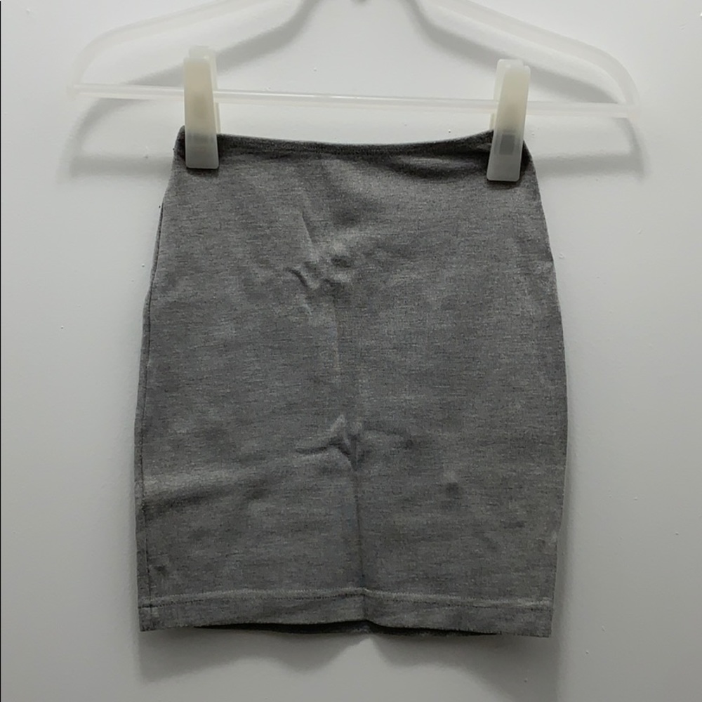 Mini skirt grey